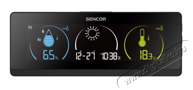 Sencor SWS 8700 időjárás állomás Háztartás / Otthon / Kültér - Lakásfelszerelés - Időjárás állomás - 349383