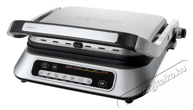 Sencor SBG 6030SS intelligens kontaktgrill Konyhai termékek - Konyhai kisgép (sütés / főzés / hűtés / ételkészítés) - Kontakt grill sütő / sütőlap - 342540