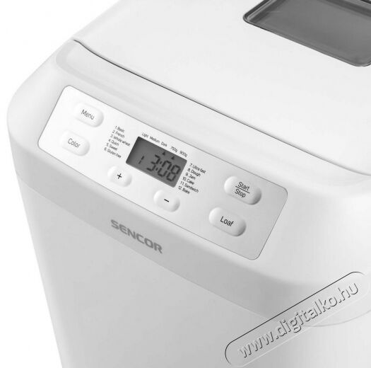 Sencor SBR 1040WH Kenyérsütő - fehér Konyhai termékek - Konyhai kisgép (sütés / főzés / hűtés / ételkészítés) - Kenyérsütő - 364566