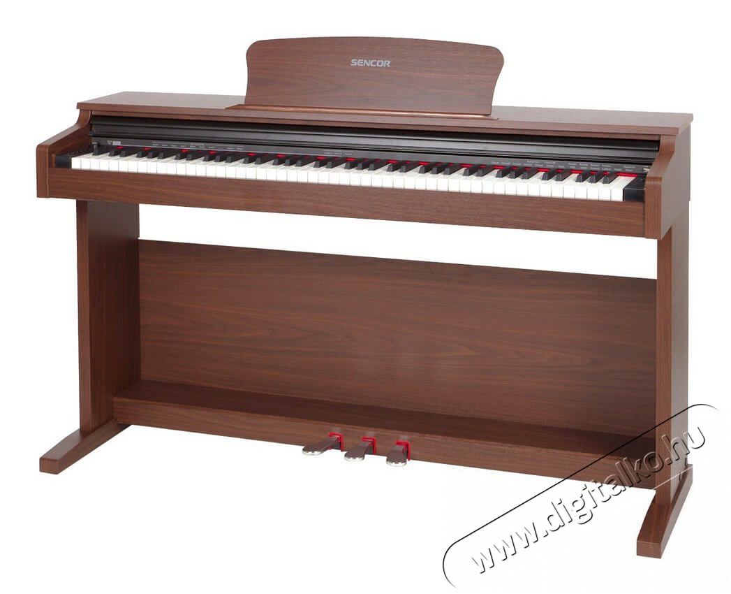 Sencor SDP 100 BR digitális zongora Audio-Video / Hifi / Multimédia - Hangszer - 336052