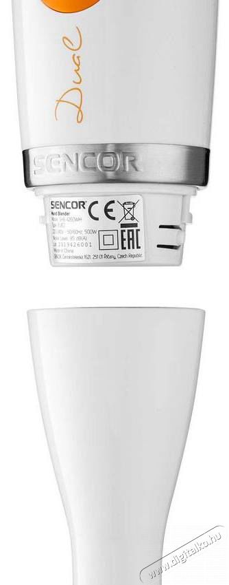 Sencor SHB 4260WH-EUE3 Botmixer szett Konyhai termékek - Konyhai kisgép (előkészítés / feldolgozás) - Botmixer - 364593