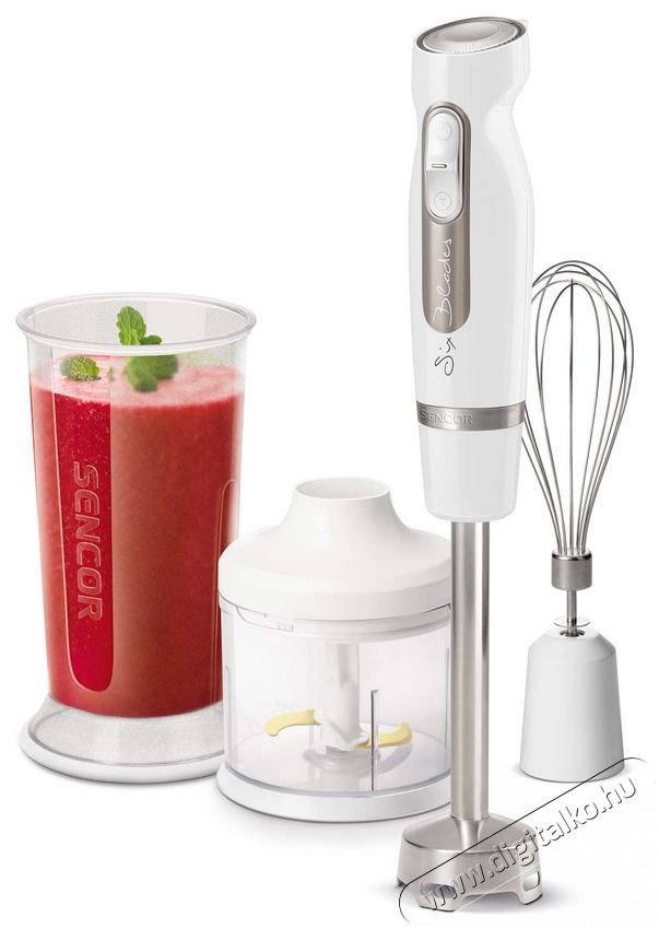 Sencor SHB 4460WH-EUE3 Botmixer szett Konyhai termékek - Konyhai kisgép (előkészítés / feldolgozás) - Botmixer - 364595