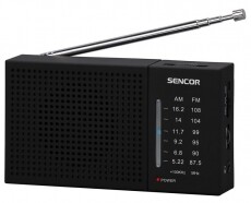 Sencor SRD1800 táska rádió Audio-Video / Hifi / Multimédia - Rádió / órás rádió - Hordozható, zseb-, táska rádió - 362192
