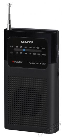 Sencor SRD 1100 B hordozható rádió Audio-Video / Hifi / Multimédia - Rádió / órás rádió - Hordozható, zseb-, táska rádió - 330776