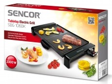 Sencor SBG 106BK Asztali grillsütő Konyhai termékek - Konyhai kisgép (sütés / főzés / hűtés / ételkészítés) - Kontakt grill sütő / sütőlap - 270400