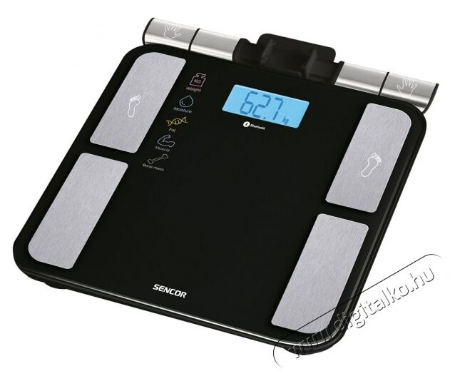 Sencor SBS 8800BK fitnesz személy mérleg - kék Szépségápolás / Egészség - Mérleg - Személy mérleg - 361478