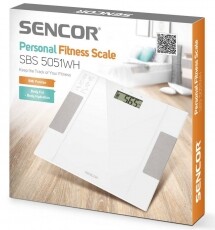 Sencor SBS 5051WH személyi mérleg Szépségápolás / Egészség - Mérleg - Személy mérleg - 336078