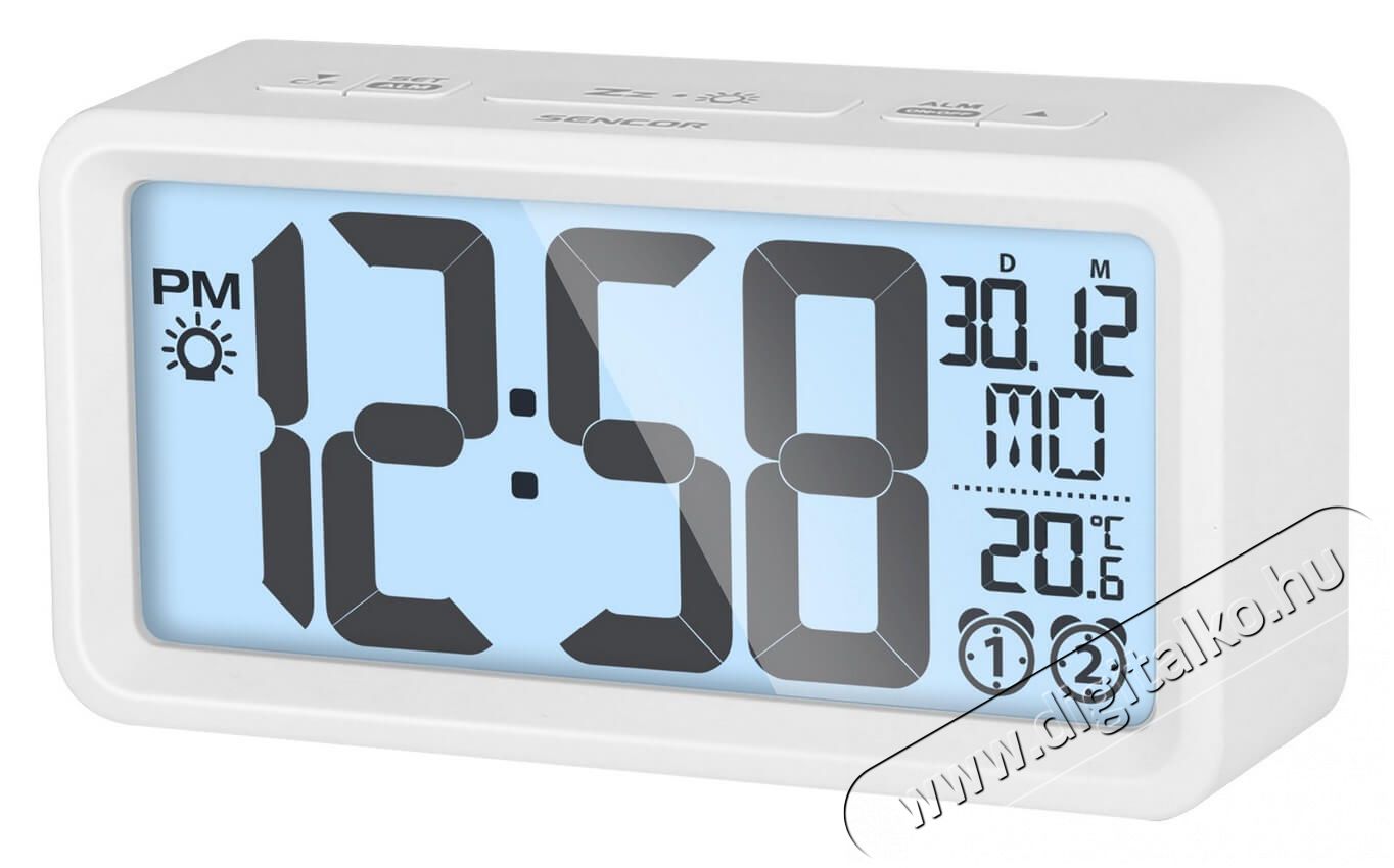 Sencor SDC 2800W digitális ébresztőóra Háztartás / Otthon / Kültér - Óra - Ébresztőóra - 340568