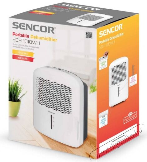 Sencor SDH 1010WH páramentesítő Szépségápolás / Egészség - Légtisztító / párásító / párátlanító - Páramentesítő - 336082