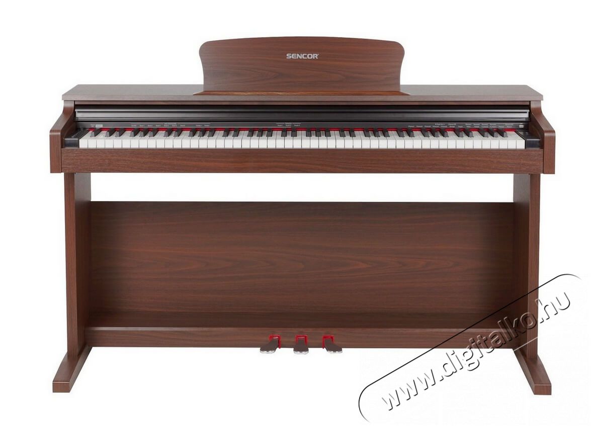 Sencor SDP 100 BR digitális zongora Audio-Video / Hifi / Multimédia - Hangszer - 336052