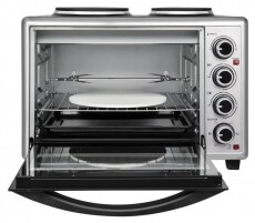 Sencor SEO 3628SS elektromos mini sütő főzőlappal Konyhai termékek - Sütő-főzőlap, tűzhely (szabadonálló) - Mini sütő / mini grill / mini konyha - 342116