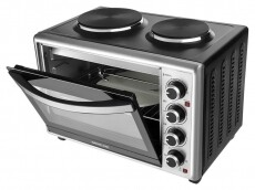 Sencor SEO 3628SS elektromos mini sütő főzőlappal Konyhai termékek - Sütő-főzőlap, tűzhely (szabadonálló) - Mini sütő / mini grill / mini konyha - 342116