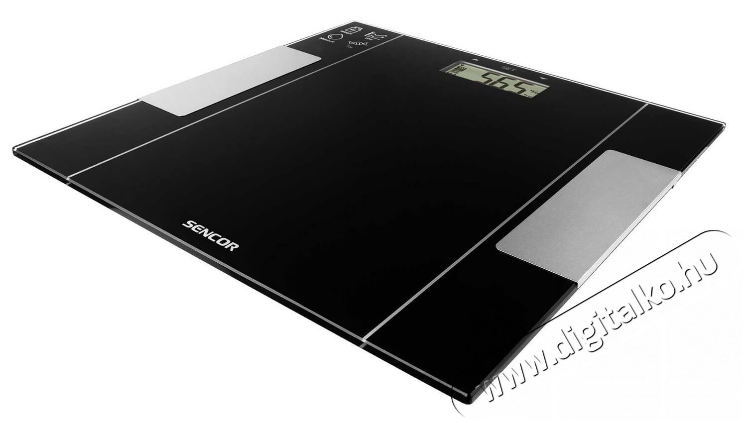 Sencor SBS 5050BK digitális személymérleg - fekete Szépségápolás / Egészség - Mérleg - Személy mérleg - 336077