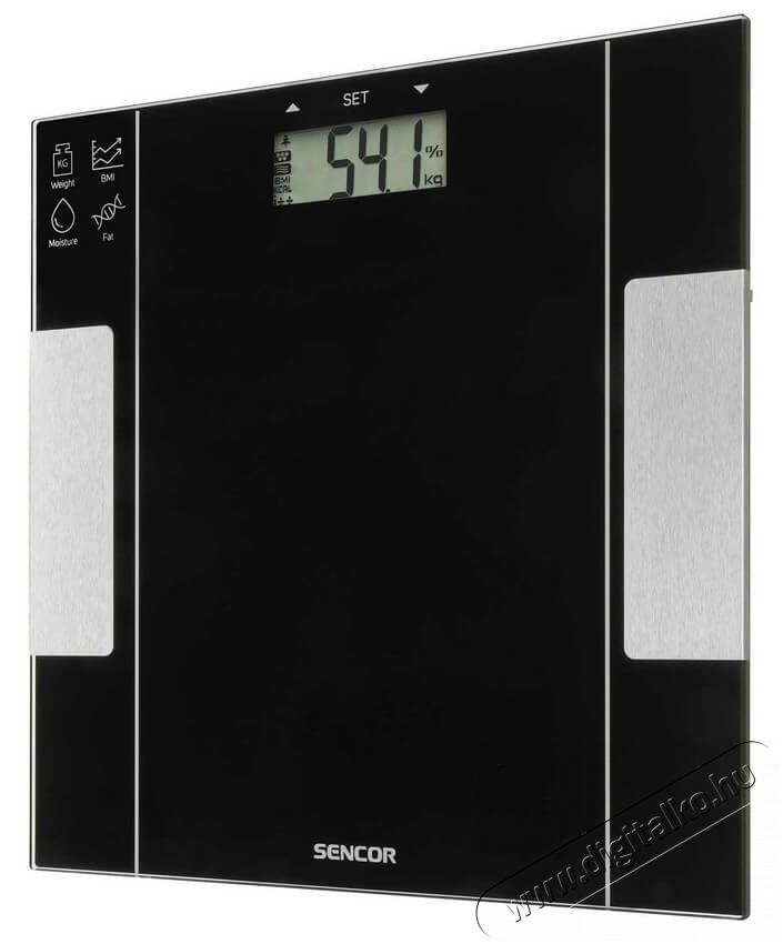 Sencor SBS 5050BK digitális személymérleg - fekete Szépségápolás / Egészség - Mérleg - Személy mérleg - 336077