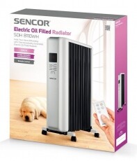 Sencor SOH 8110WH elektromos Olajradiátor Háztartás / Otthon / Kültér - Fűtés - Olajradiátor - 346060