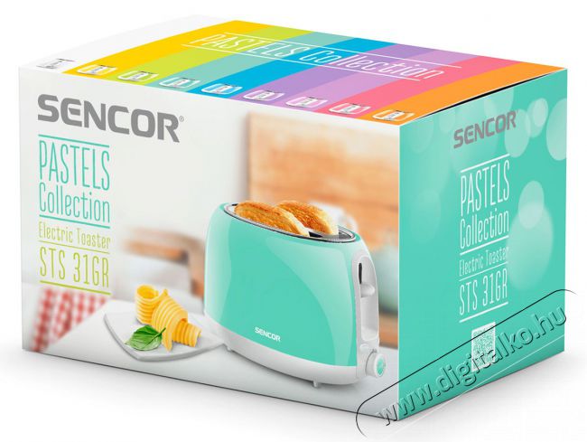 Sencor STS 31GR kenyérpirító Konyhai termékek - Konyhai kisgép (sütés / főzés / hűtés / ételkészítés) - Kenyérpirító - 296140
