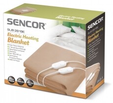 Sencor SUB 281BE Elektromos ágymelegítő - beige Szépségápolás / Egészség - Melegítés - Elektromos ágymelegítő - 260861