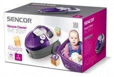 Sencor SVC 512VT-EUE2 porzsák nélküli porszívó Háztartás / Otthon / Kültér - Porszívó / takarítógép - Porzsák nélküli porszívó - 288547