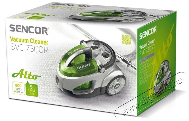 Sencor SVC 730GR-EUE2 porzsák nélküli porszívó Háztartás / Otthon / Kültér - Porszívó / takarítógép - Porzsák nélküli porszívó - 288040