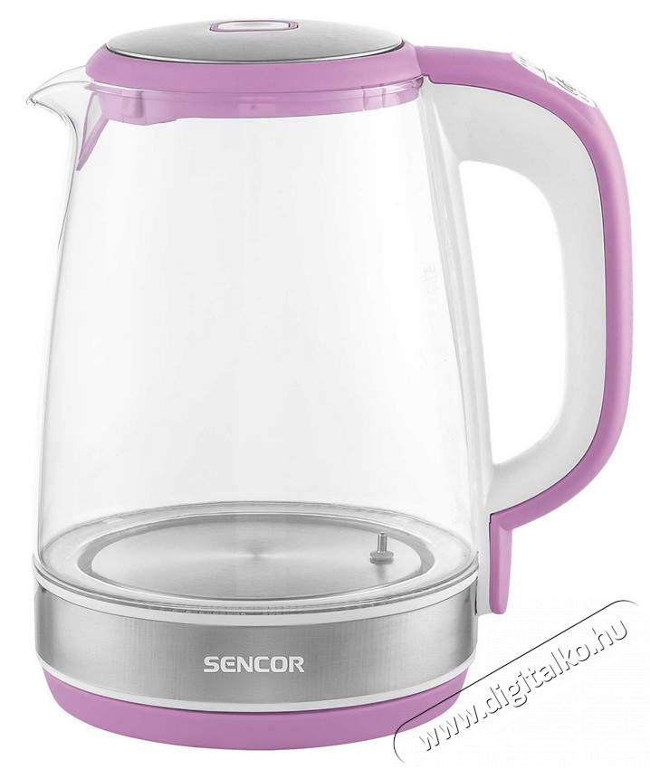Sencor SWK 2198RS Üveg Vízforraló - pink Konyhai termékek - Vízforraló / teafőző - 352054
