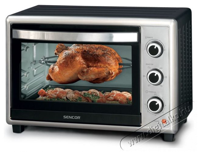 Sencor SEO 3610SS Elektromos sütő Konyhai termékek - Sütő-főzőlap, tűzhely (szabadonálló) - Mini sütő / mini grill / mini konyha - 342115