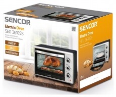 Sencor SEO 3610SS Elektromos sütő Konyhai termékek - Sütő-főzőlap, tűzhely (szabadonálló) - Mini sütő / mini grill / mini konyha - 342115