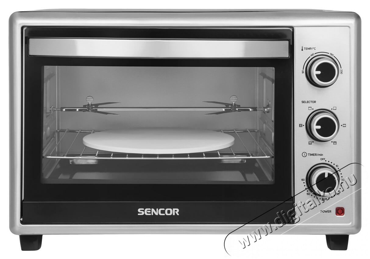 Sencor SEO 3610SS Elektromos sütő Konyhai termékek - Sütő-főzőlap, tűzhely (szabadonálló) - Mini sütő / mini grill / mini konyha - 342115