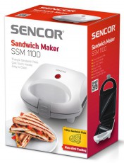 Sencor SSM 1100 Szendvicssütő Konyhai termékek - Konyhai kisgép (sütés / főzés / hűtés / ételkészítés) - Melegszendvics / gofri sütő - 260758