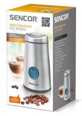 Sencor SCG 3050SS Elektromos kávédaráló - acél Konyhai termékek - Kávéfőző / kávéörlő / kiegészítő - Kávédaráló / őrlő - 274772