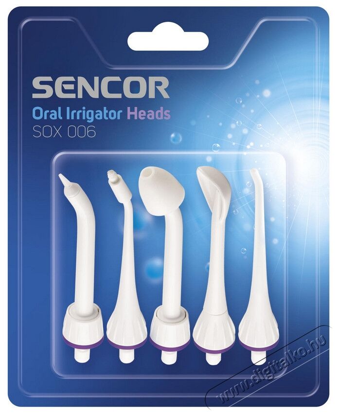 Sencor SOX 006 Pót fejek SOI 11xx szájzuhanyhoz Szépségápolás / Egészség - Száj / fog ápolás - Kiegészítő - 353648