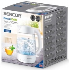 Sencor SWK 7300WH Üveg Vízforraló 1,7L Konyhai termékek - Vízforraló / teafőző - 364644