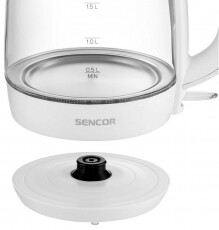 Sencor SWK 7300WH Üveg Vízforraló 1,7L Konyhai termékek - Vízforraló / teafőző - 364644
