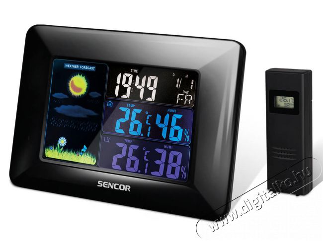 Sencor SWS 4250 időjárás állomás Háztartás / Otthon / Kültér - Lakásfelszerelés - Időjárás állomás - 349377