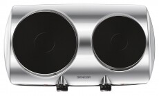 Sencor SCP 2255SS elektromos dupla főzőlap Konyhai termékek - Sütő-főzőlap, tűzhely (szabadonálló) - Elektromos főzőlap (szabadonálló) - 342109