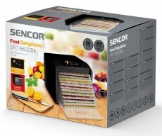 Sencor SFD 6600BK Aszalógép Konyhai termékek - Konyhai kisgép (sütés / főzés / hűtés / ételkészítés) - Gyümölcsaszaló - 351994