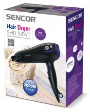 Sencor SHD 108VT Hajszárító - lila/fekete Szépségápolás / Egészség - Hajápolás - Hajszárító - 260803
