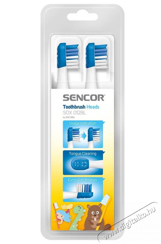 Sencor SOX 012BL Pót fogkefefej 2db (SOC 091X) Szépségápolás / Egészség - Száj / fog ápolás - Kiegészítő - 352023