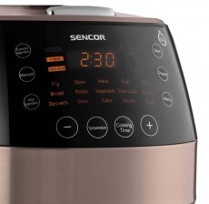 Sencor SPR 4000BK Elektromos kukta Konyhai termékek - Konyhai kisgép (sütés / főzés / hűtés / ételkészítés) - Légkeveréses főzőgép / elektromos kukta / multifunkciós sütő - 353653