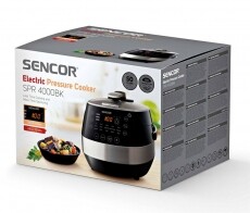 Sencor SPR 4000BK Elektromos kukta Konyhai termékek - Konyhai kisgép (sütés / főzés / hűtés / ételkészítés) - Légkeveréses főzőgép / elektromos kukta / multifunkciós sütő - 353653