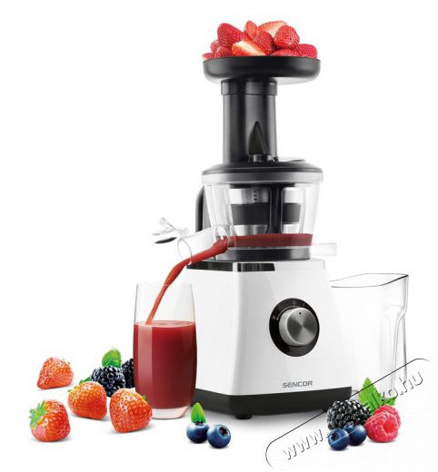 Sencor SSJ 4043WH gyümölcscentrifuga Konyhai termékek - Konyhai kisgép (előkészítés / feldolgozás) - Gyümölcs centrifuga / prés - 297430