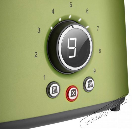Sencor STS 6050GG kenyérpirító - zöld Konyhai termékek - Konyhai kisgép (sütés / főzés / hűtés / ételkészítés) - Kenyérpirító - 336109