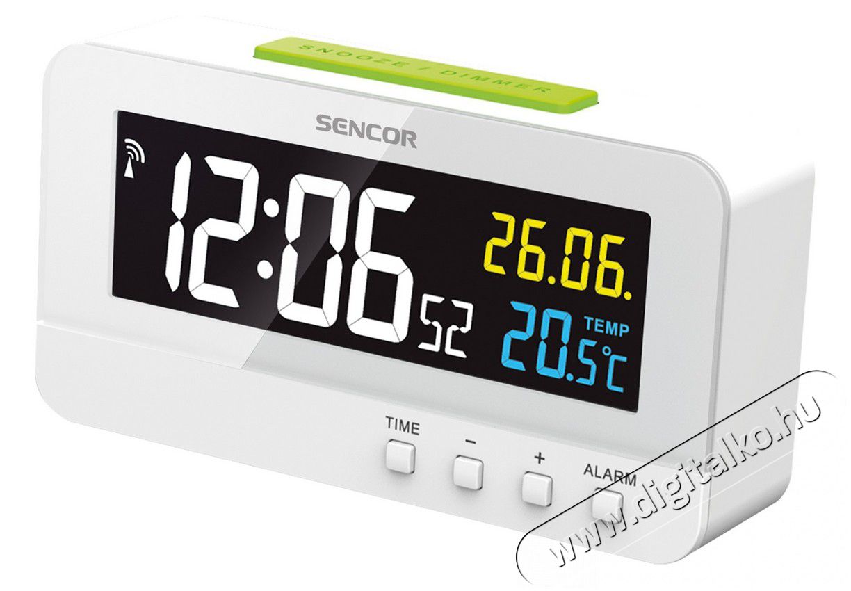 Sencor SDC 4800 W ébresztőóra hőmérővel Háztartás / Otthon / Kültér - Óra - Ébresztőóra - 349298