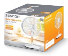 Sencor SFE 3080WH Ventilátor asztali Háztartás / Otthon / Kültér - Ventilátor / Légkondicionáló - Asztali ventilátor - 346008