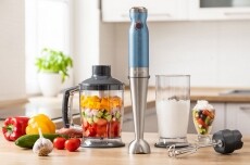 Sencor SHB 5602BL-EUE3 4in1 botmixer szett - kék Konyhai termékek - Konyhai kisgép (előkészítés / feldolgozás) - Botmixer - 354922