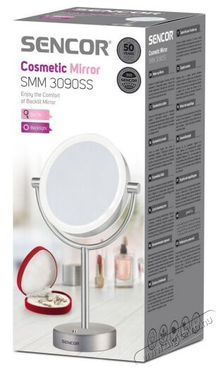 Sencor SMM 3090SS ledes kozmetikai tükör Szépségápolás / Egészség - Tükör - 361492
