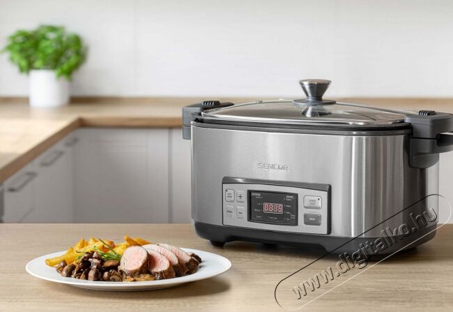 Sencor SPR 5500SS Elektromos főzőedény Konyhai termékek - Konyhai kisgép (sütés / főzés / hűtés / ételkészítés) - Légkeveréses főzőgép / elektromos kukta / multifunkciós sütő - 352030