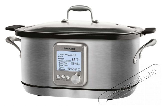 Sencor SPR 7200SS Digitális lassú főző Konyhai termékek - Konyhai kisgép (sütés / főzés / hűtés / ételkészítés) - Légkeveréses főzőgép / elektromos kukta / multifunkciós sütő - 354723