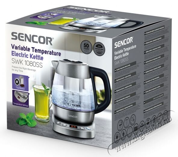 Sencor SWK 1080SS Vízforraló 1L Konyhai termékek - Vízforraló / teafőző - 361505