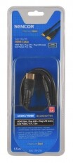 Sencor SAV 174-015 HDMI kábel 1,5m Fotó-Videó kiegészítők - Kábel - Hdmi kábel - 277315