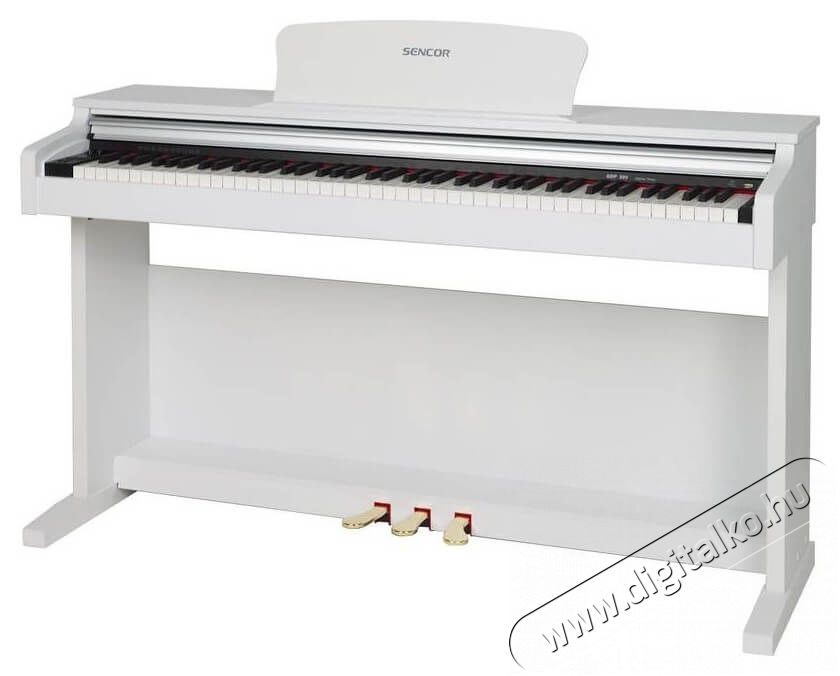 Sencor SDP 200 WH digitális zongora Audio-Video / Hifi / Multimédia - Hangszer - 336058
